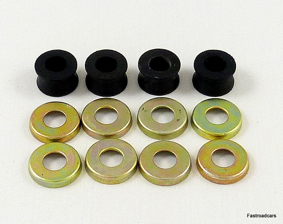 WEBER DCOE 40/45/48 MOUNTING RUBBERS & CUPS SINGLE CARB/CARBURETTOR