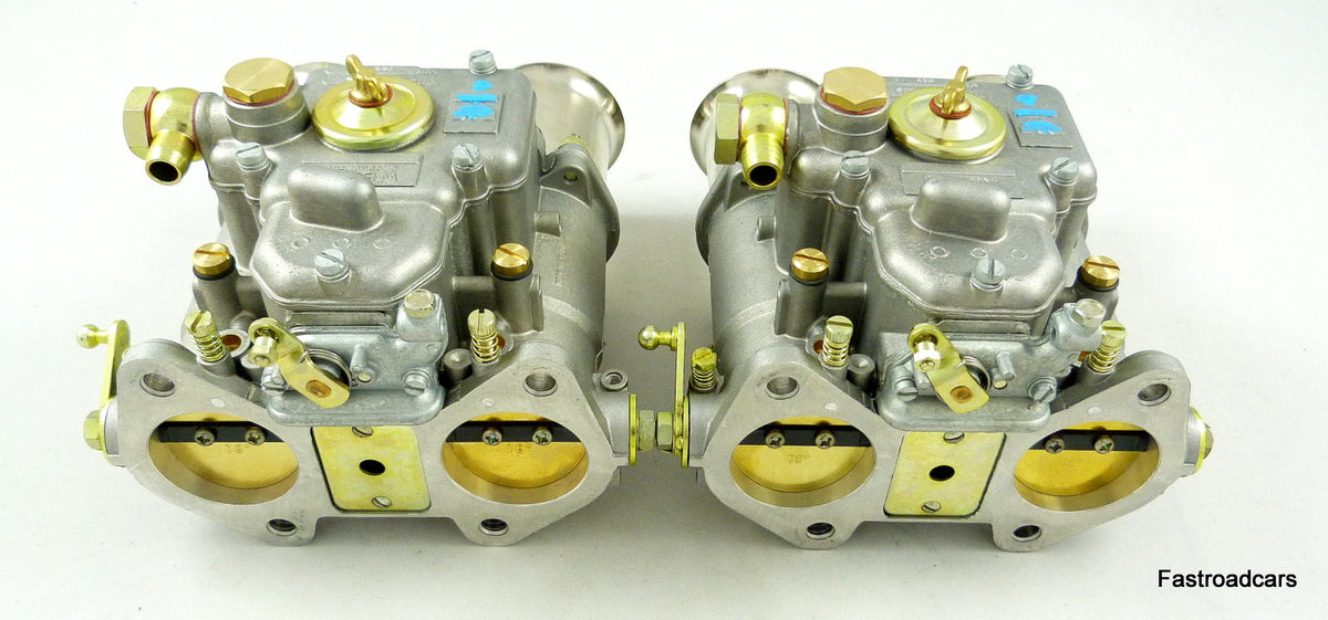 WEBER 45 DCOE 9 CARBURETTORS GENUINE PAIR FACTORY SPEC HISTORIC/ROAD/RACE