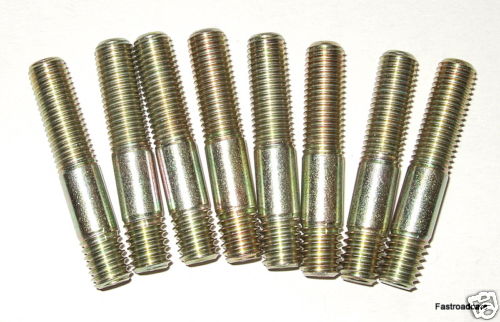 INLET MANIFOLD STUDS UNC/UNF x8 WEBER DCOE CARBS/CARBURETTORS