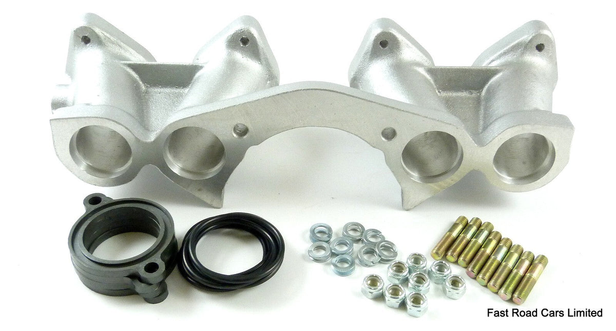 VOLVO B18/20 WEBER 40/45 DCOE CARBURETTORS NEW INLET MANIFOLD MANGOLETSI