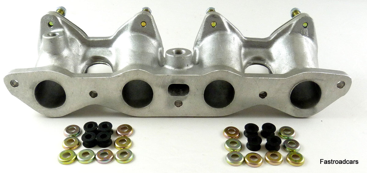 FORD 1600 X/FLOW INLET MANIFOLD SHORT WEBER 45 DCOE x2