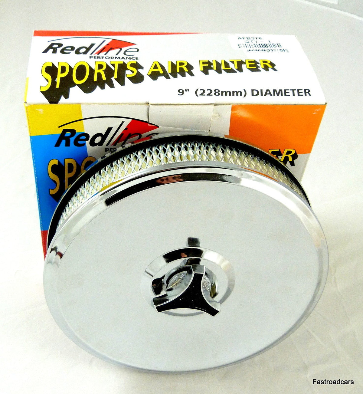 AIR FILTER WEBER DGV.DGAV.DGAS.DGMS RETRO CHROME ROUND 9"