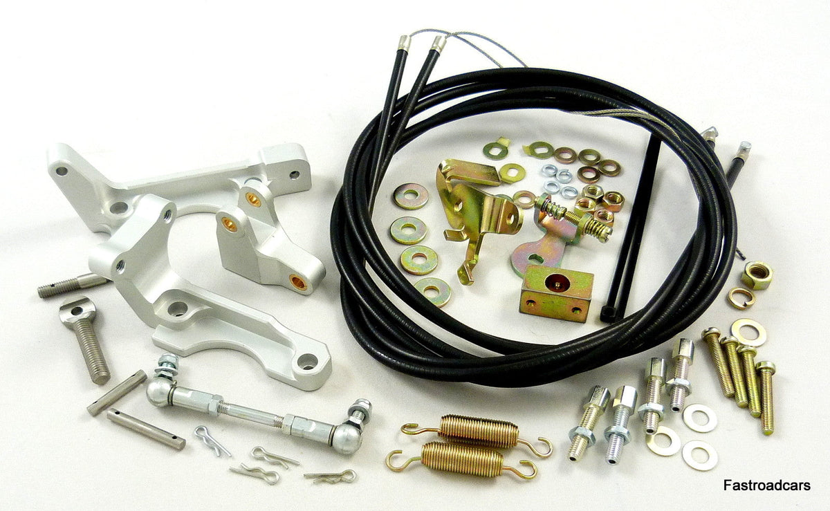 THROTTLE LINKAGE CLASSIC MAGARD TYPE WEBER DCOE. DCO/SP x2 CARB/CARBURETTOR