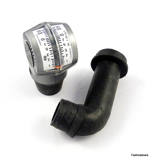 CARBURETTOR AIR VOLUME SYNCHROMETER WEBER 40 DCOE + ADAPTOR. FREE POSTAGE UK.