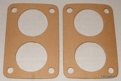 WEBER 40 DCNF CARB/CARBURETTOR TO MANIFOLD GASKETS x2