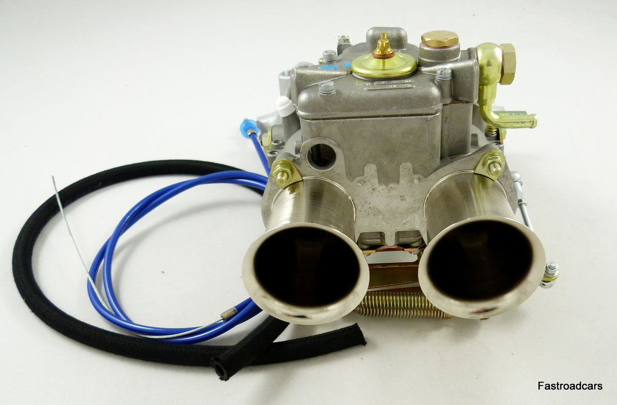 MG MIDGET 1275cc WEBER 45 DCOE CARBURETTOR MANGOLETSI SHORT MANIFOLD & LINKAGE