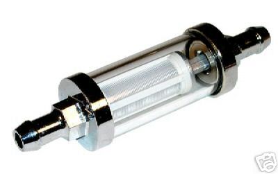 PERFORMANCE FUEL FILTER CLEANABLE ELEMENT FOR CARBS 8MM TAILS OR 6MM & 10MM