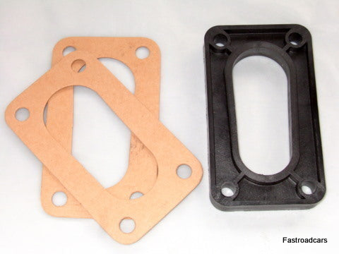 WEBER DGV, DGAV, DCD CARB/CARBURETTOR BASE SPACER BLOCK & GASKETS 17mm
