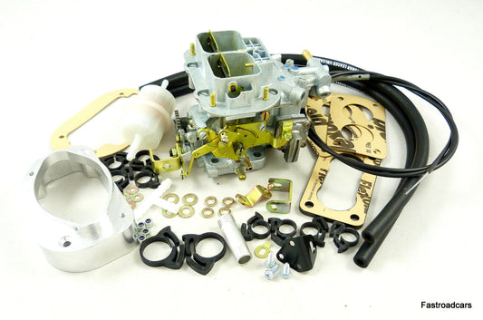 FORD 2.3 V6 COLOGNE WEBER CARBURETTOR MANUAL CHOKE FIT KIT & FILTER ADAPTOR NOS