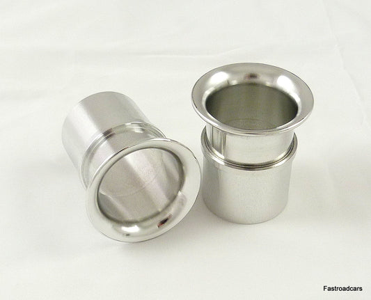 WEBER 40 DCOE 26mm RAMPIPES/AIRHORNS/TRUMPETS PAIR ALLOY FREE POSTAGE UK £42