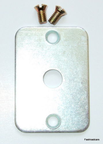 WEBER DCOE CARB REAR INSPECTION COVER PLATE & SCREWS NEW