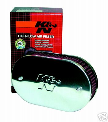 K&N AIR FILTER 56-9075 WEBER DGV/DGAV/DGAS/DGMS 228mm x135mm x 63mm NEW