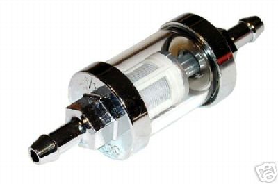 FUEL FILTER SMALL CLEANABLE ELEMENT FOR CARBURETTORS 8MM TAILS OR 6MM