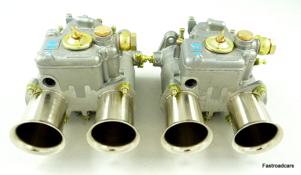 WEBER 45 DCOE 9 CARBURETTORS GENUINE PAIR FACTORY SPEC HISTORIC/ROAD/RACE