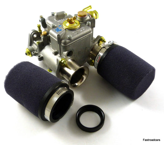 WEBER 40 DCOE CARB/CARBURETTOR AIRHORNS/RAMPIPES AIR FILTER SOCKS PAIR TAILOR FI