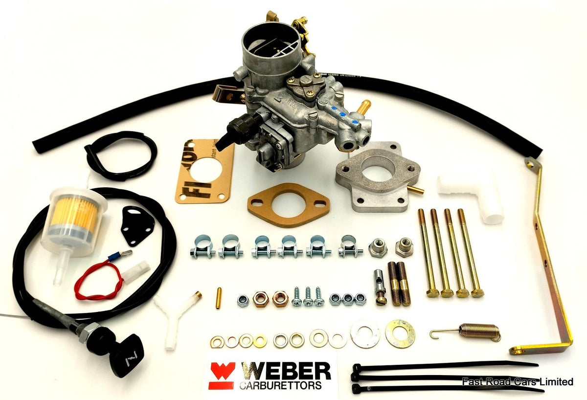 VW GOLF.JETTA 1272cc 1980-84 WEBER 34 ICH CARBURETTOR  REPLACES SOLEX 34 PIC