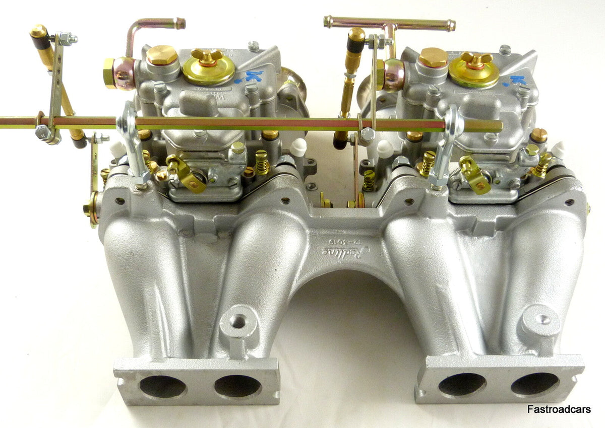 FORD 1500 PRE X/FLOW CORTINA ANGLIA.KITCAR.WEBER 40 DCOEx2 KIT ROD LINKAGE £1497