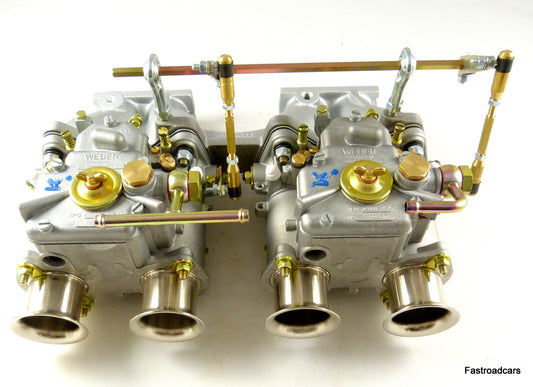FORD 1500 PRE X/FLOW CORTINA ANGLIA.KITCAR.WEBER 40 DCOEx2 KIT ROD LINKAGE £1497