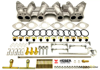 DATSUN 240Z/260Z/280Z  WEBER 45 DCOE 152G CARBURETTOR INLET MANIFOLD & LINKAGE