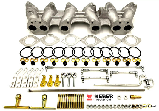DATSUN 240Z/260Z/280Z  WEBER 45 DCOE 152G CARBURETTOR INLET MANIFOLD & LINKAGE