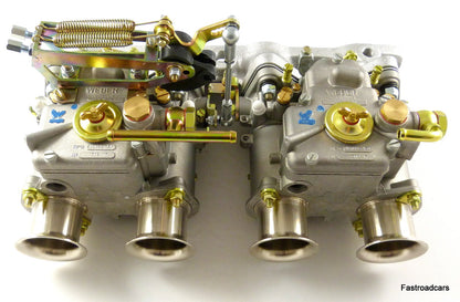 FORD 1600 X/FLOW ESCORT.CAPRI.KITCAR.WEBER 40 DCOE x2 CARB/CARBURETTOR KIT £1327
