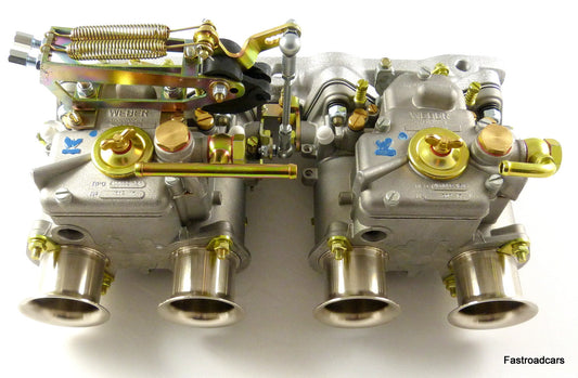 FORD 1600 X/FLOW ESCORT.CAPRI.KITCAR.WEBER 40 DCOE x2 CARB/CARBURETTOR KIT £1327