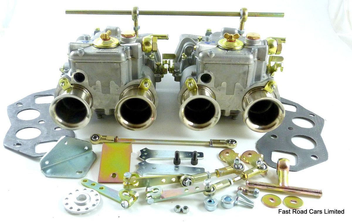 TRIUMPH TR3/4/4A GENUINE WEBER 40 DCOE x2 KIT PARTIALY ASSEMBLED LOW PRICE £1897