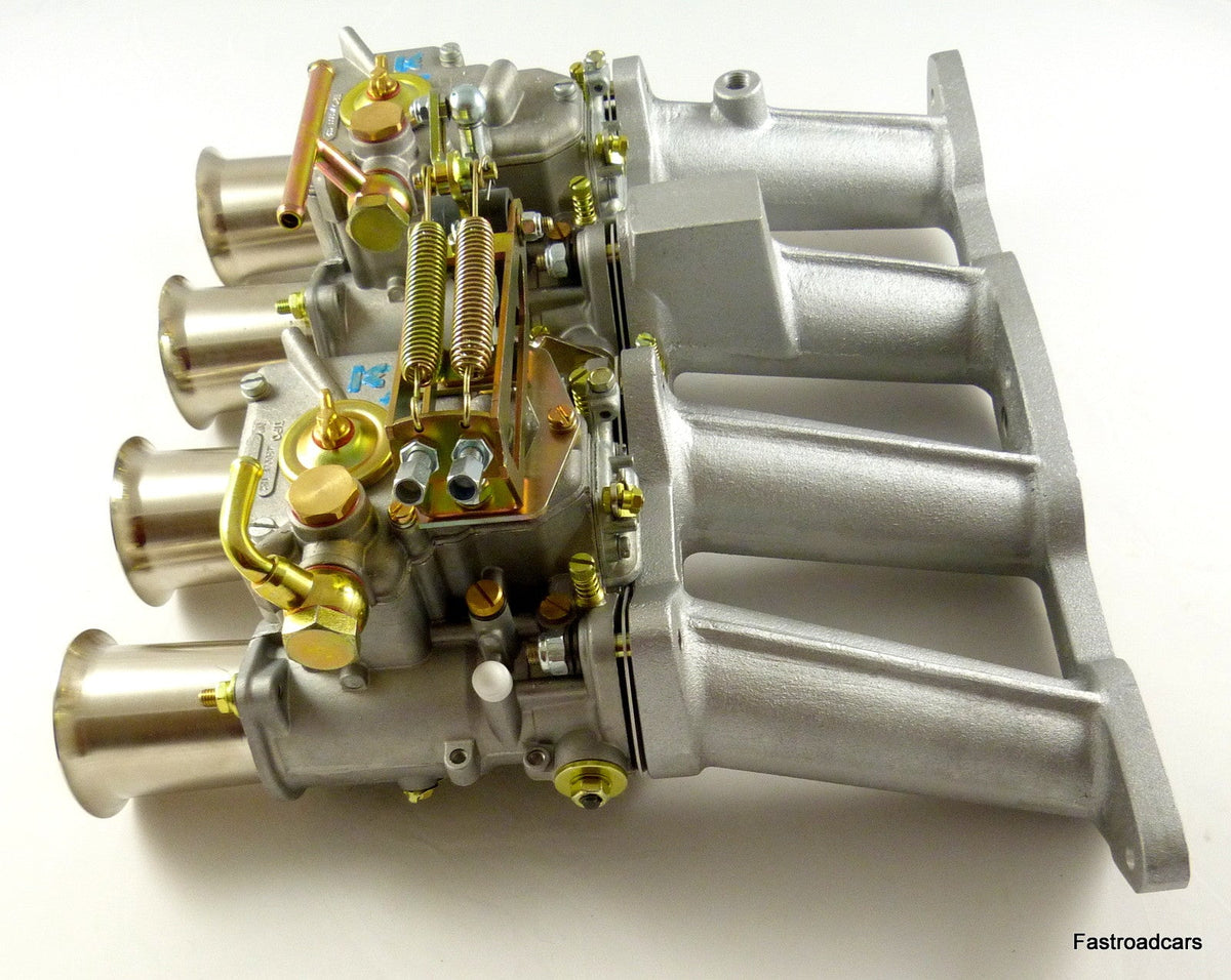 FORD CORTINA 2.0 OHC PINTO WEBER TWIN 45 DCOE CARBURETTOR KIT  READY ASSEMBLED
