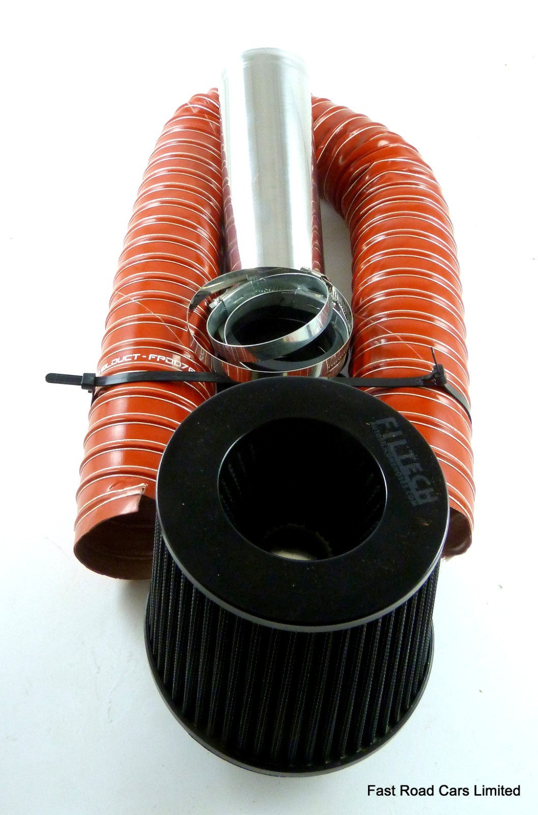 WEBER DGV.DGAV.DGAS.DGMS PLENUM with COLD AIR KIT 76mm INTERNAL PIPE BORE RED