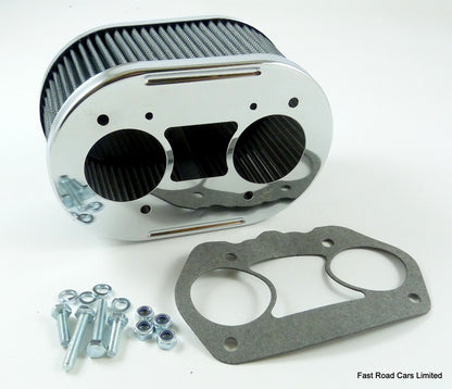 WEBER 36/40/44/48 IDF CARBURETTOR  OVAL AIR FILTER NEW 83mm HEIGHT