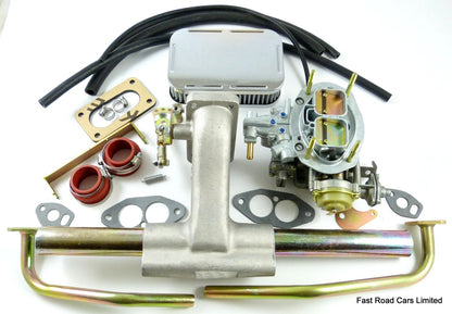 VW AIR COOLED T1 & T2 1600 WEBER GENUINE 32/36 DFEV CARB/CARBURETTOR KIT £697.97