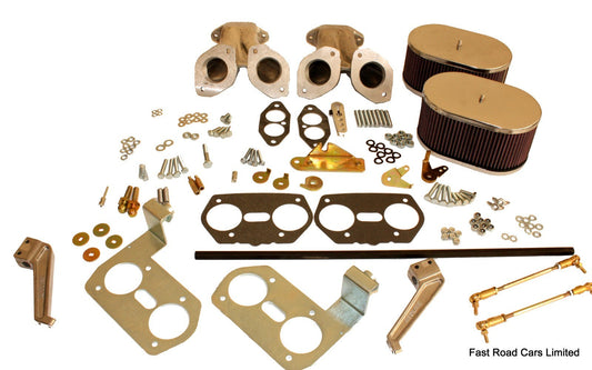 VOLSKWAGEN AIR COOLED TYPE 1 & 2 WEBER IDF CARB INLET MANIFOLD KIT REDLINE NEW