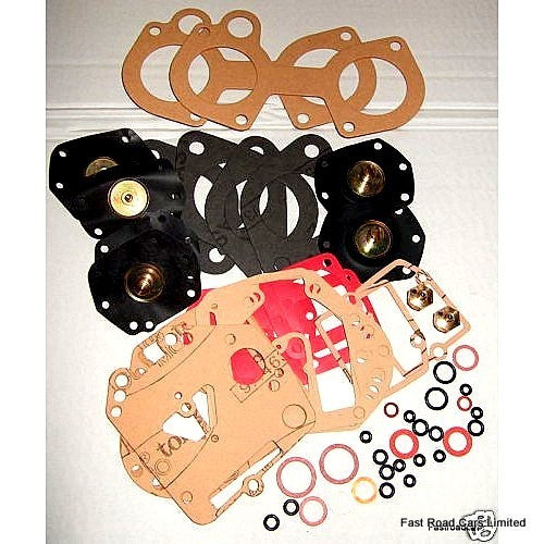 SOLEX 40 ADDHE x2 CARBURETTOR SERVICE KIT NOS ALFA ROMEO
