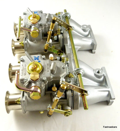 FORD 1500 PRE X/FLOW CORTINA ANGLIA.KITCAR.WEBER 40 DCOEx2 KIT ROD LINKAGE £1497