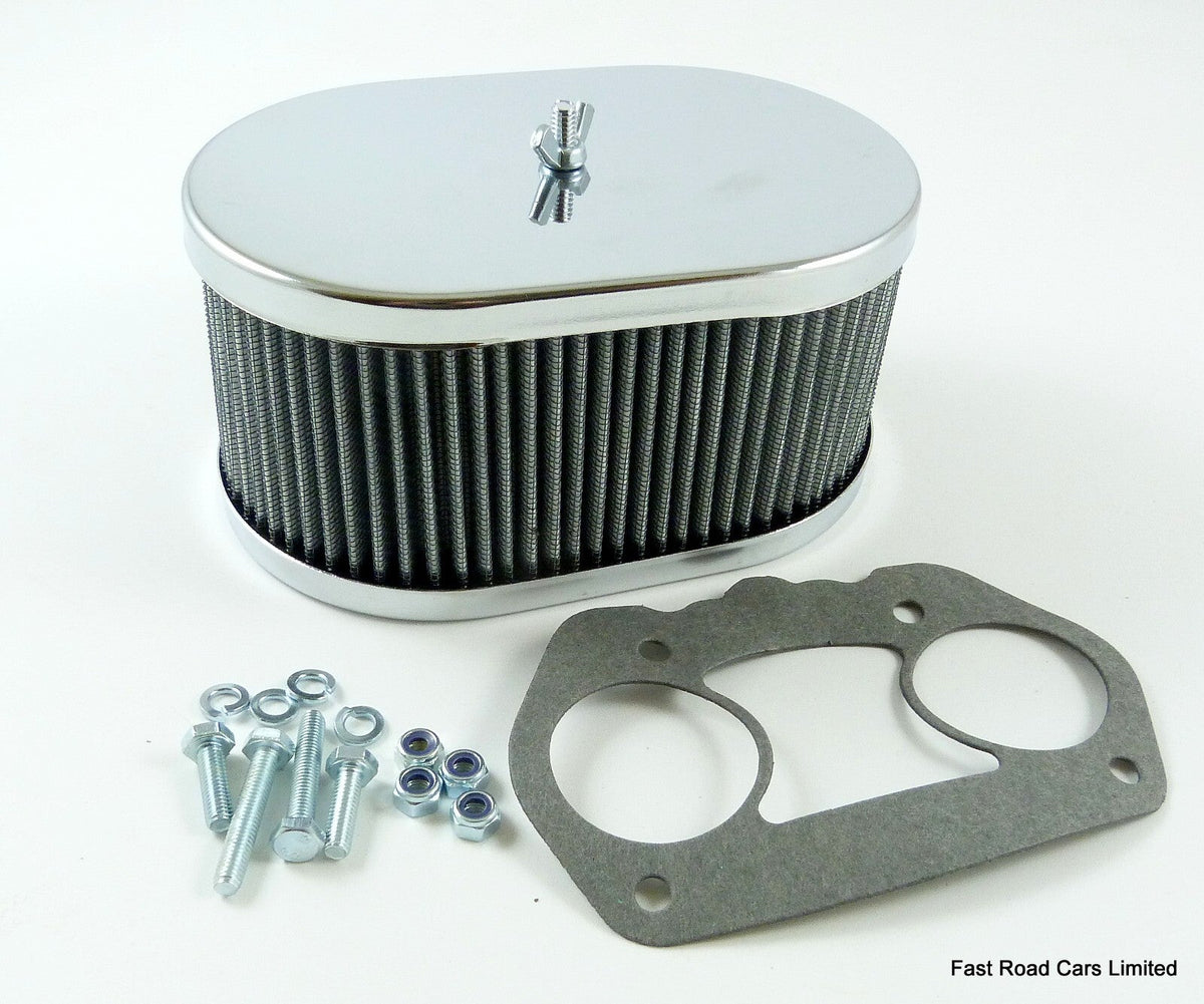 WEBER 36/40/44/48 IDF CARBURETTOR  OVAL AIR FILTER NEW 83mm HEIGHT