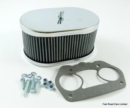 WEBER 36/40/44/48 IDF CARBURETTOR  OVAL AIR FILTER NEW 83mm HEIGHT
