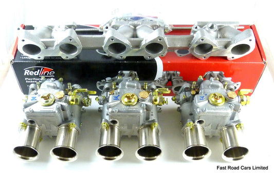 AUSTIN HEALEY 3000 WEBER 45 DCOE CARBURETTOR KIT GENUINE ASSEMBLED ONE ONLY NEW