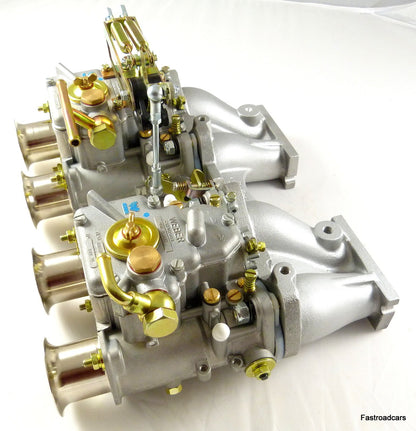 FORD 1500 PRE X/FLOW CORTINA ANGLIA.KITCAR.WEBER 40 DCOE x2 CARB/CARBURETTOR KIT