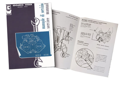 WEBER CARBURETTOR DCOE SERVICING  MANUAL NEW
