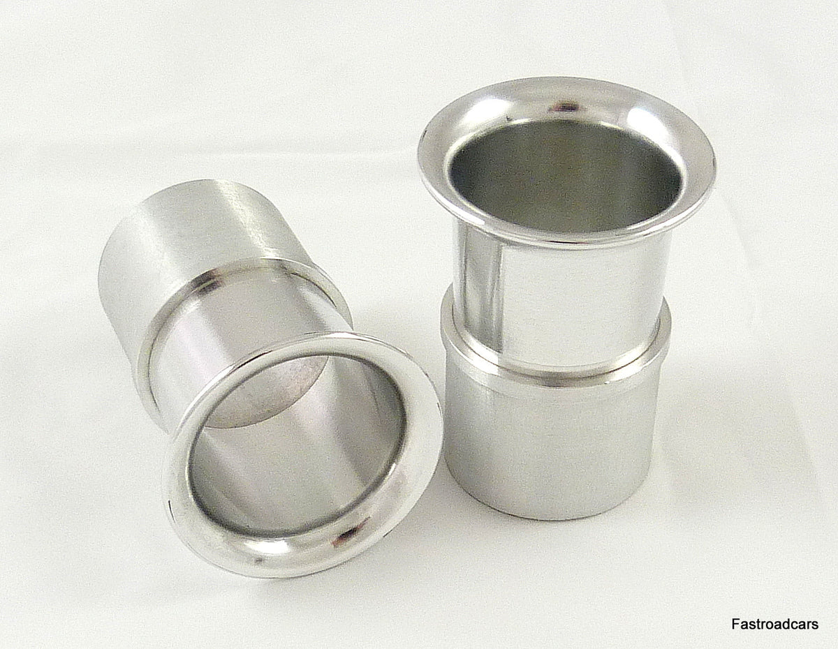 WEBER 40 DCOE 38mm RAMPIPES/AIRHORNS/TRUMPETS PAIR ALLOY FREE POSTAGE UK