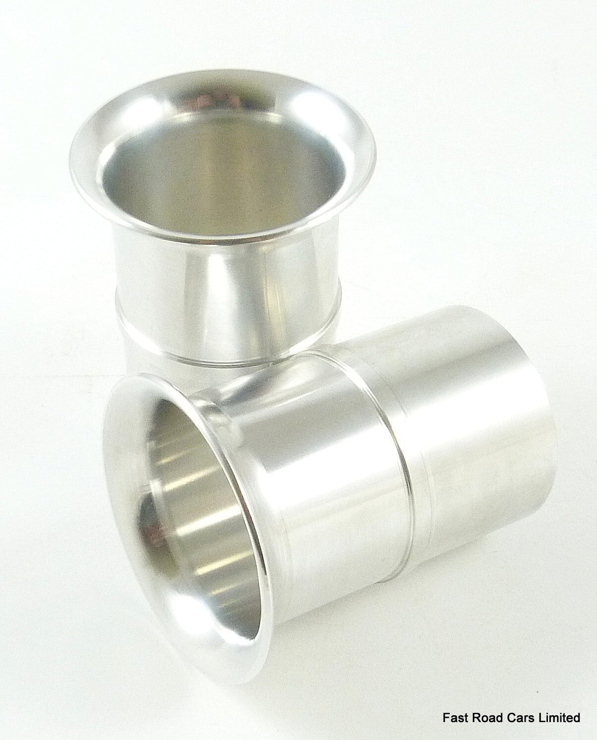 WEBER 45 DCOE 39mm RAMPIPES/AIRHORNS/TRUMPETS PAIR ALLOY