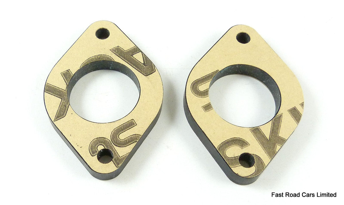 WEBER 40 IDF CARB/CARBURETTOR INLET MANIFOLD BASE INSULATING SPACERS 10mm PAIR