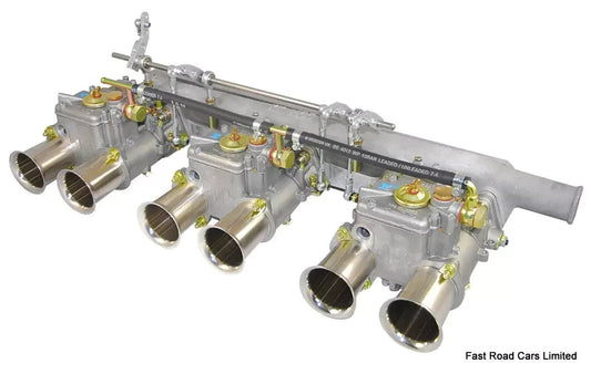 JAGUAR 3.4 6cyl XK150  NEW/GENUINE WEBER 45 DCOE CARBURETTOR KIT ASSEMBLED