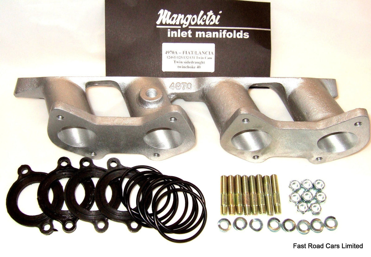 Fiat 124ST/125/131/132 Twincam Carb Inlet Manifold Weber 40 DCOE 4970-40