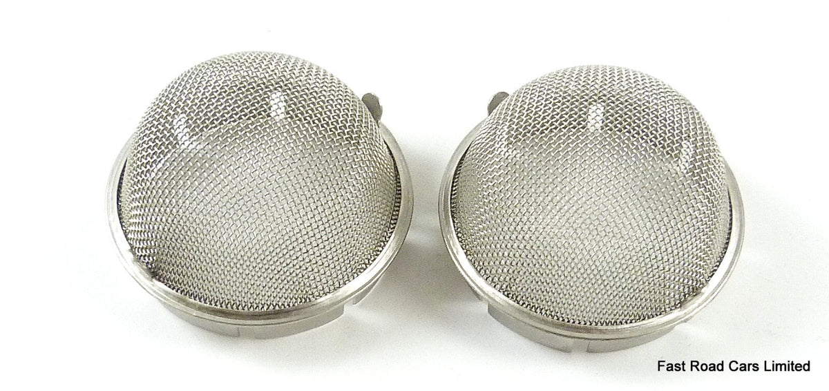 WEBER 45 DCOE & 44 IDF RAMPIPE/AIRHORN REDLINE DOME INSERTS pair
