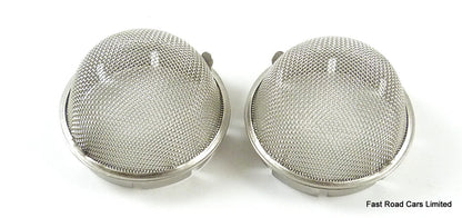 WEBER 45 DCOE & 44 IDF RAMPIPE/AIRHORN REDLINE DOME INSERTS pair