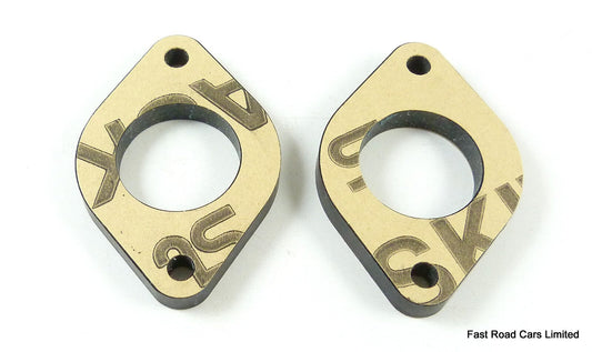 WEBER 48 IDF CARB/CARBURETTOR INLET MANIFOLD BASE INSULATING SPACERS 10mm PAIR