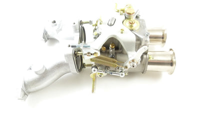 MGB WEBER 45 DCOE 152G CARB/CARBURETTOR, MANIFOLD & LINKAGE READY ASSEMBLED