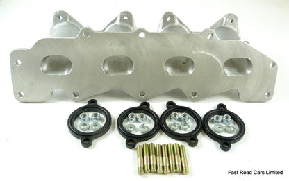 FORD ZETEC MANGOLETSI NEW INLET MANIFOLD 4286-45 WEBER 45 DCOE x2 with fit kit