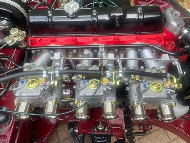 TRIUMPH GT6 MK2/3 WEBER 40 DCOE CARBURETTOR KIT GENUINE £2497.00  LOW PRICE